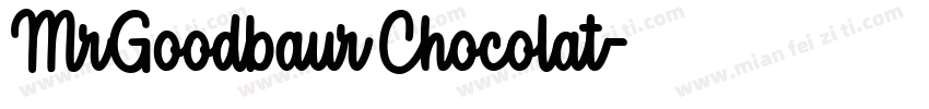 MrGoodbaur Chocolat字体转换